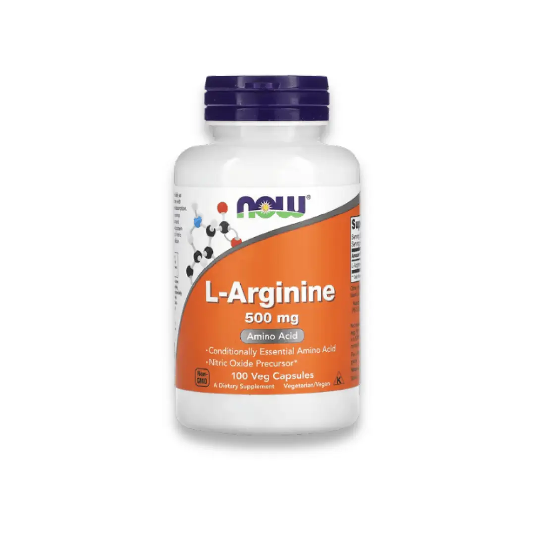NOW Foods L-Arginine 500mg (100 Veg Caps)
