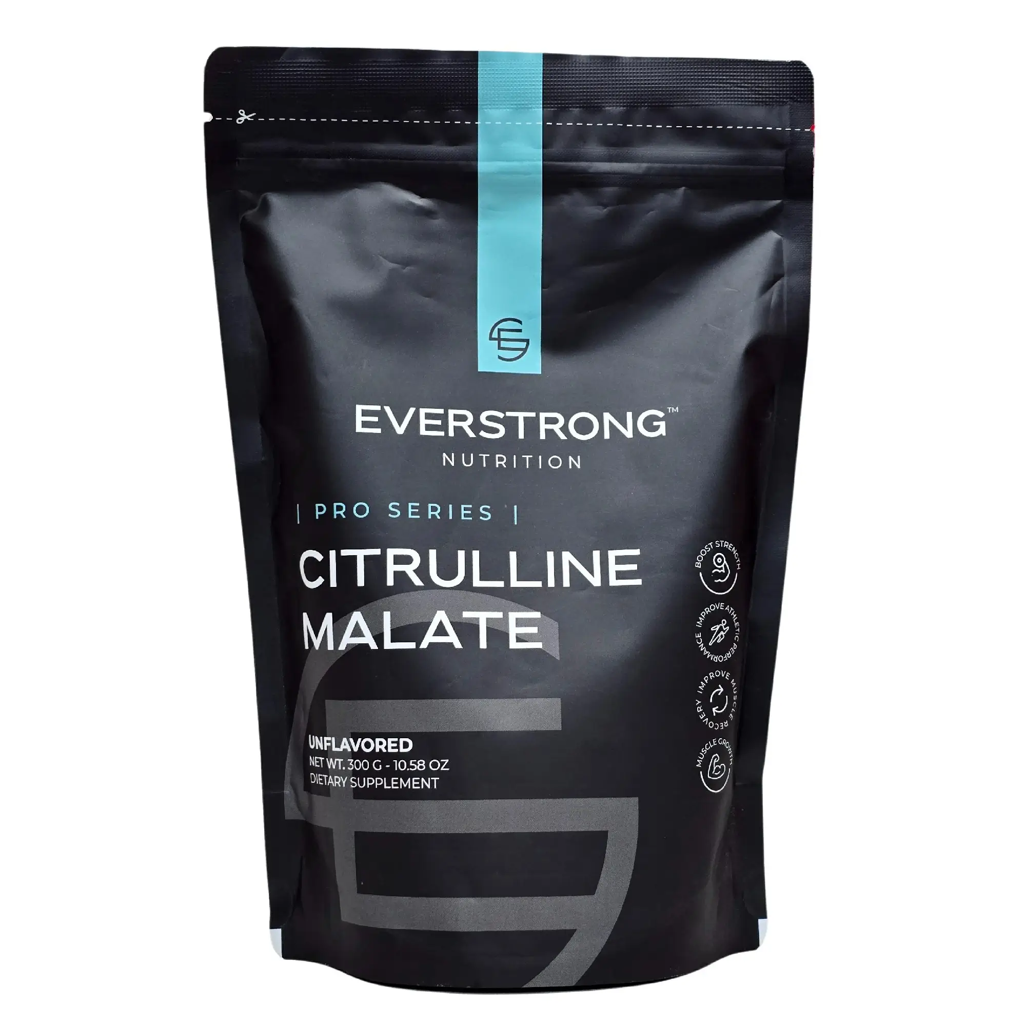 Citrulline Malate 300g (100 Servings) - Sans Aromes Everstrong