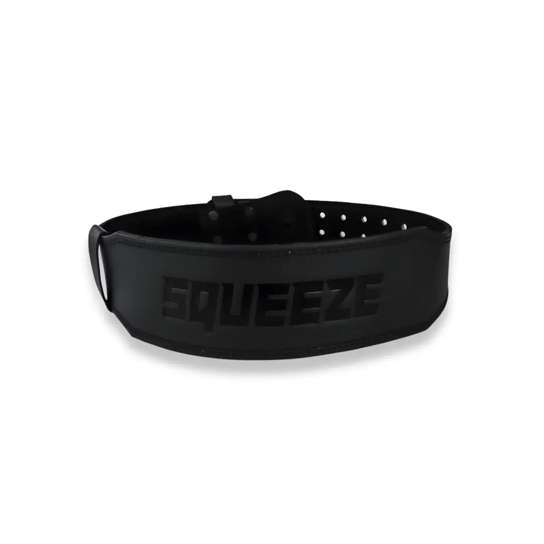 Ceinture de Musculation Lombaire Noire – Support et Confort