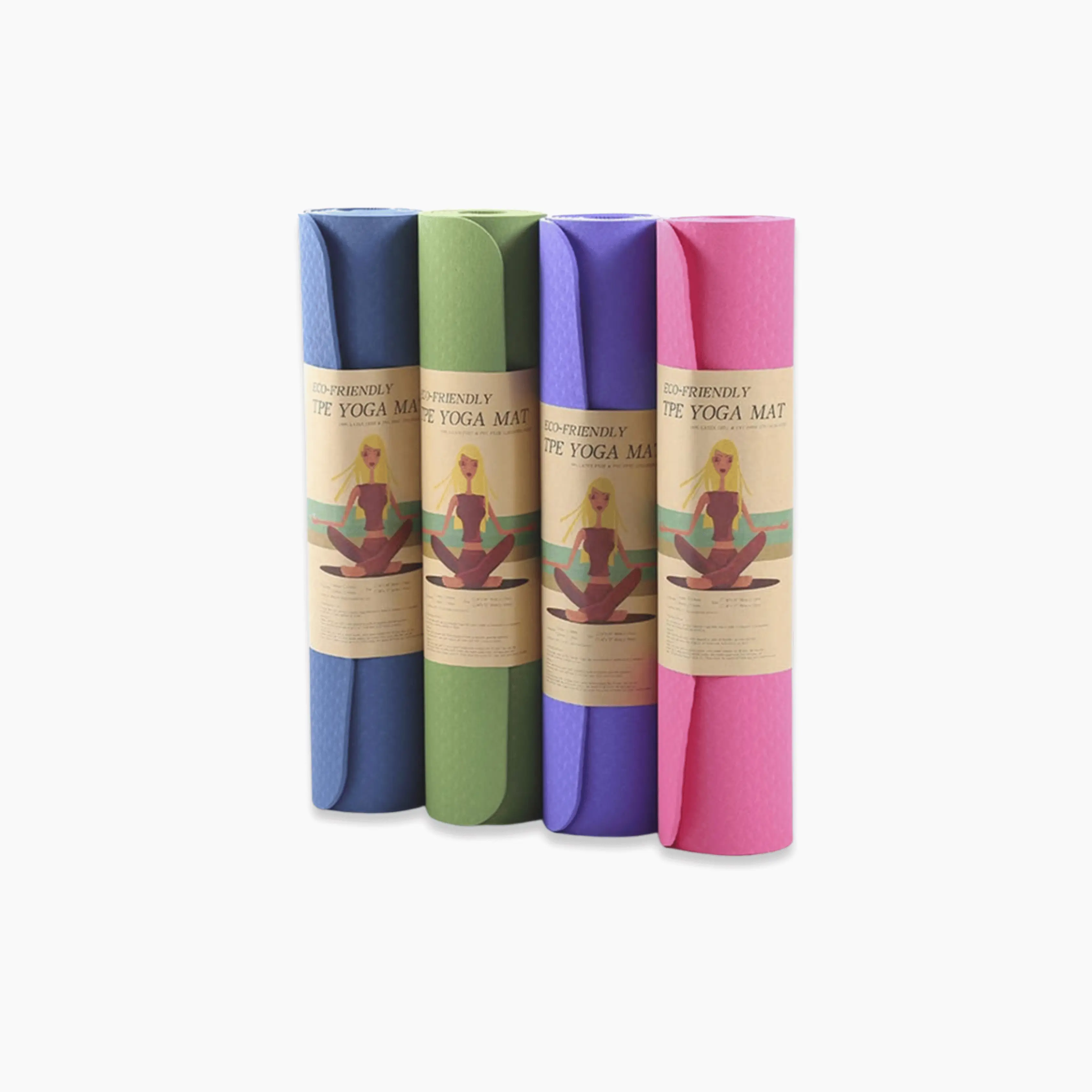 Tapis de Yoga TPE Éco-Friendly | Antidérapant