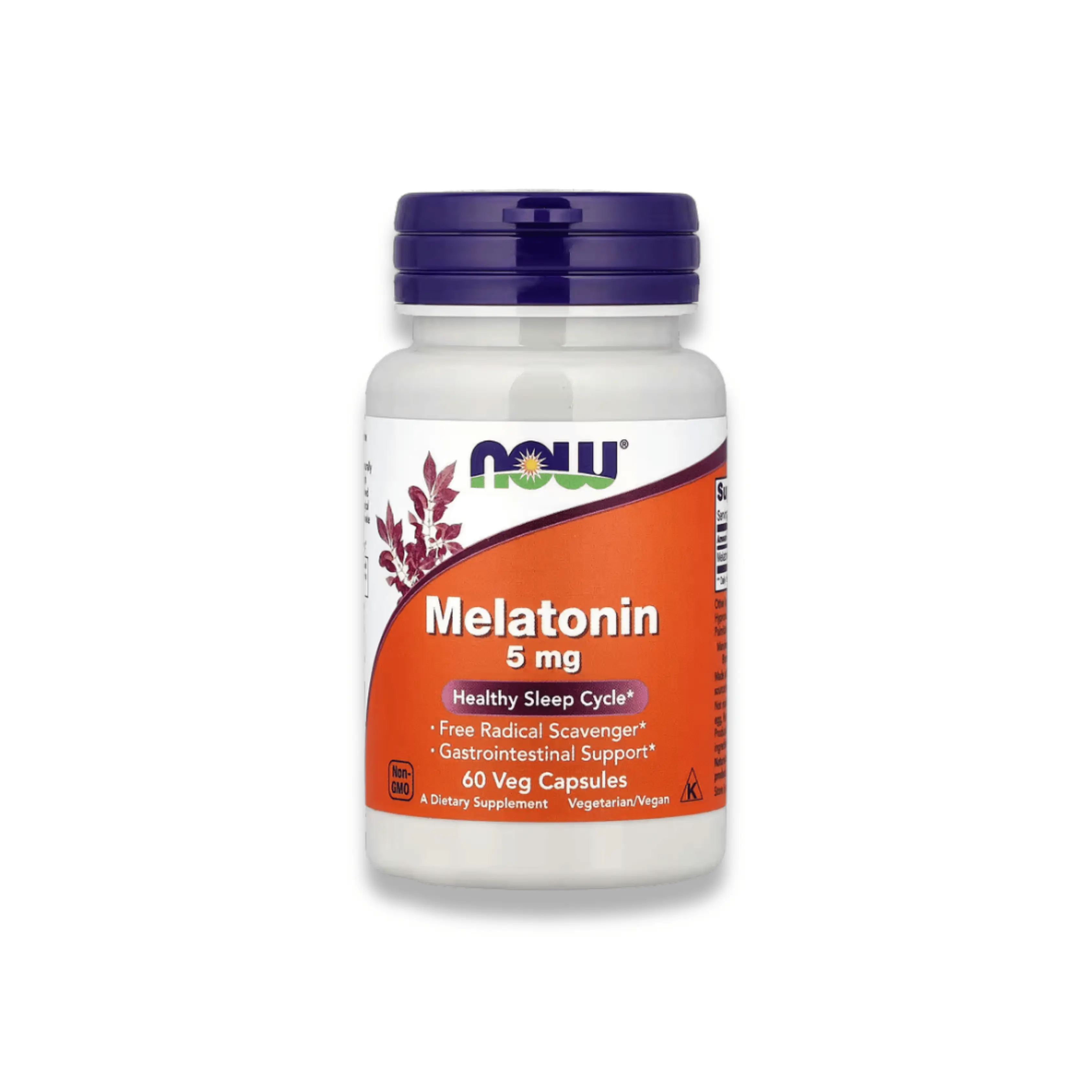 NOW Foods Melatonin 5 mg – Sommeil & Rythme Circadien
