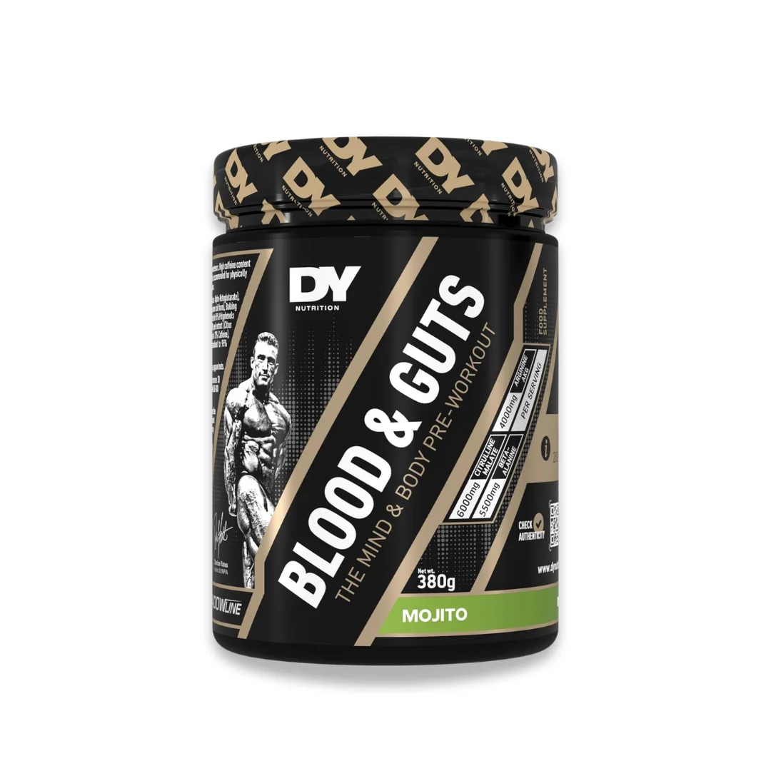DY Nutrition Pre Workout Blood & Guts 380g (20 Servings)