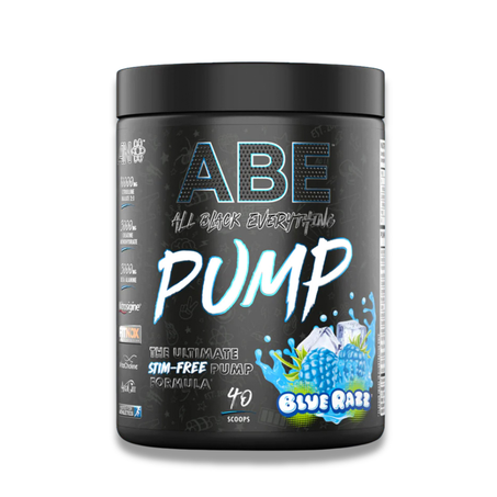 Applied Nutrition ABE Pump Stim Free, Blue Raz, 40, toujours en évolution, scientifiquement soutenu