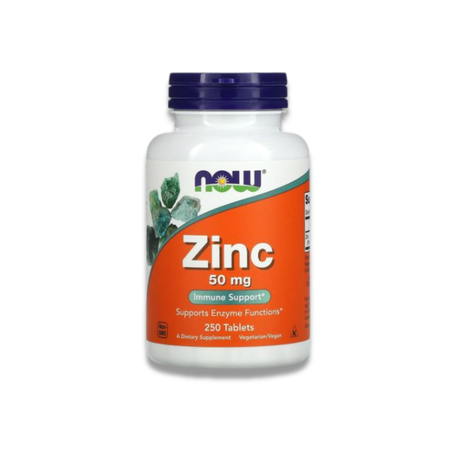 Zinc 50 mg 250 capsules Now food