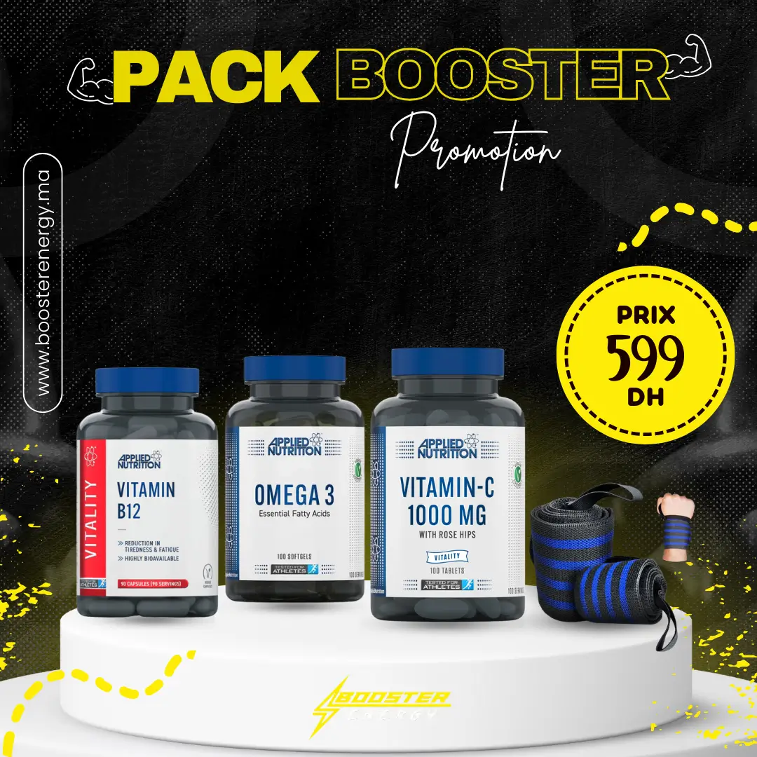 PACK VITALITÉ & ANTI-FATIGUE : Oméga-3, Vitamines B12 & C 1000mg