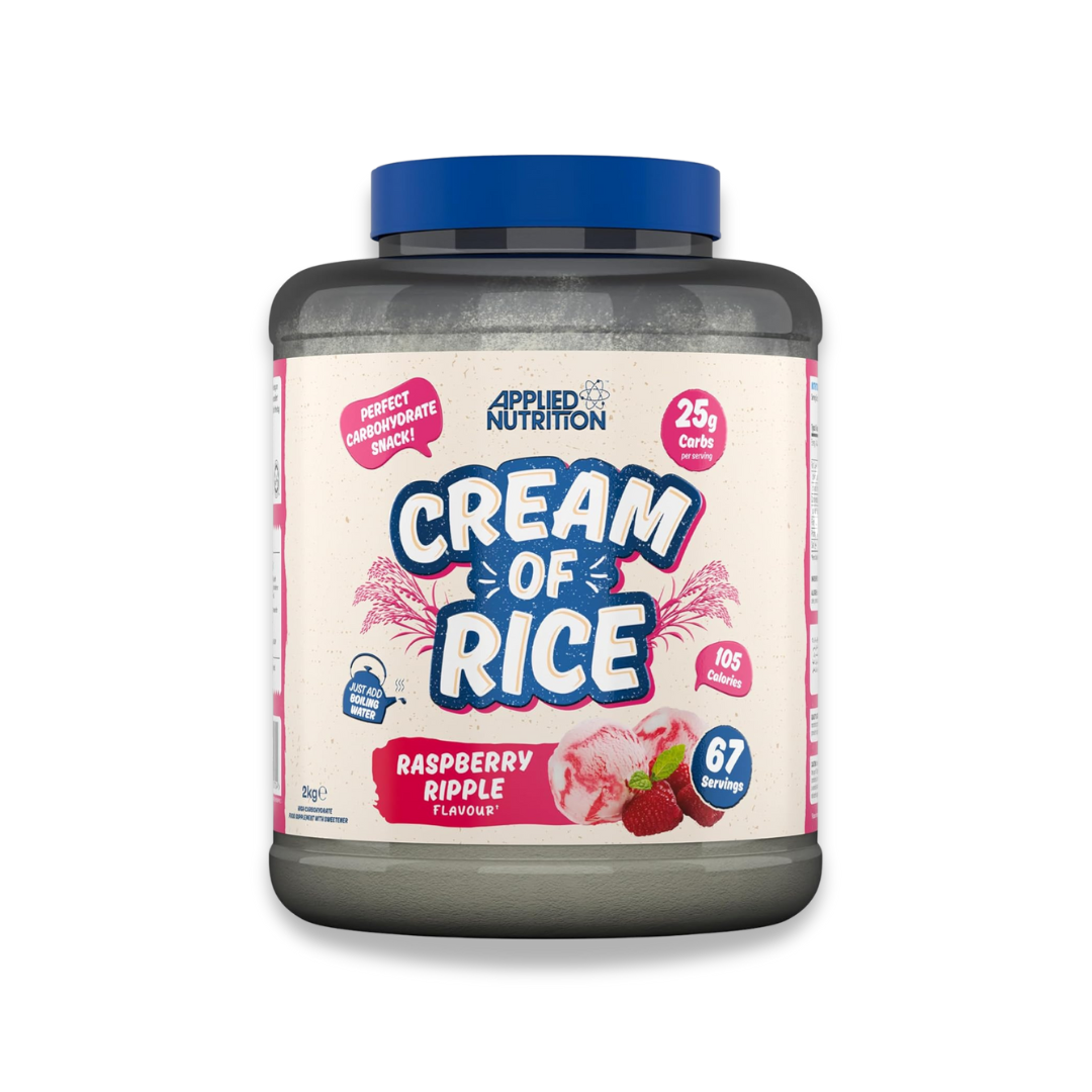 Applied Nutrition Rice Cream 2kg – Glucides pour Entraînement, Énergie Vegan Facile à Digérer