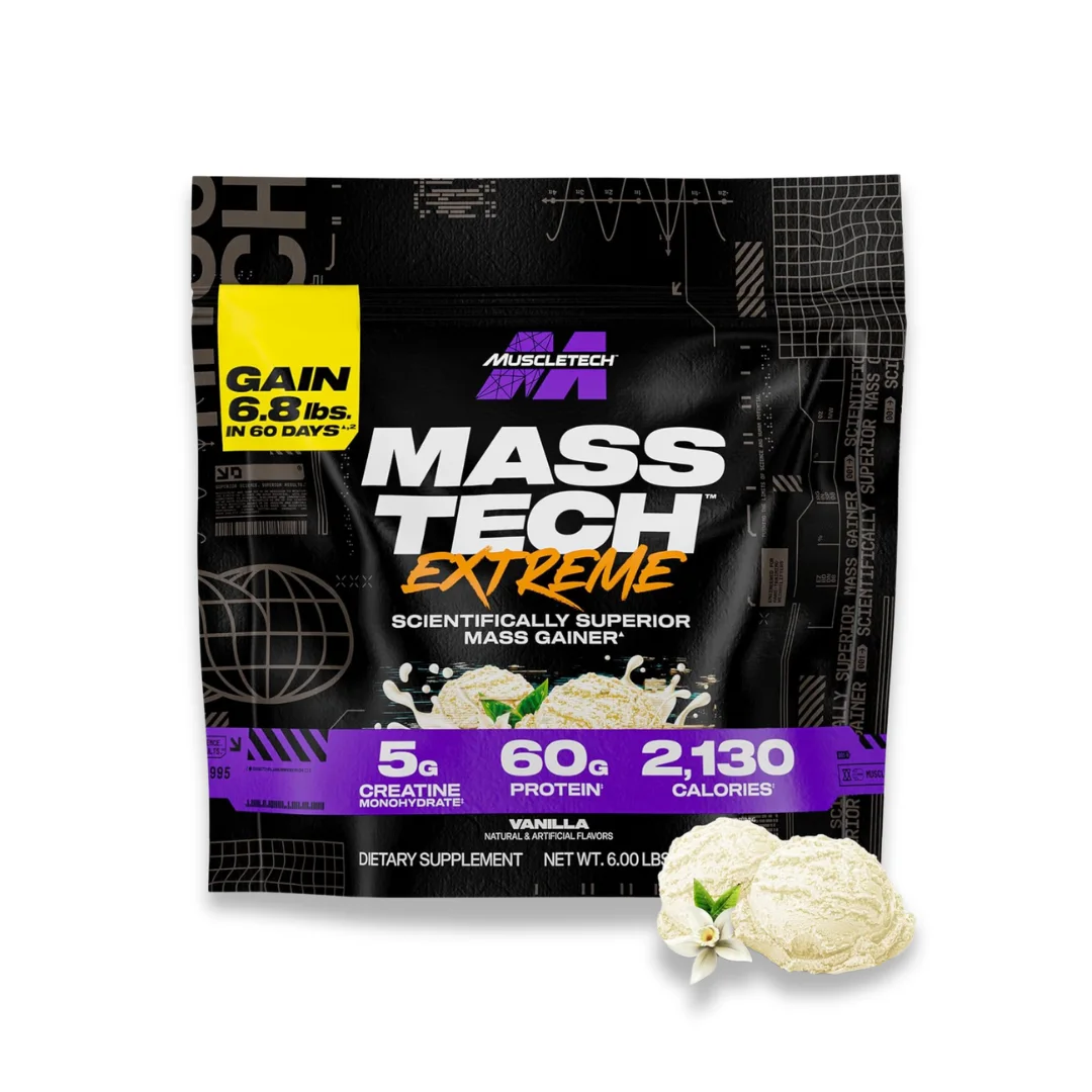Mass Tech™ Extreme 2000, Triple Chocolate Brownie, 6 lbs (2.72 kg) MuscleTech