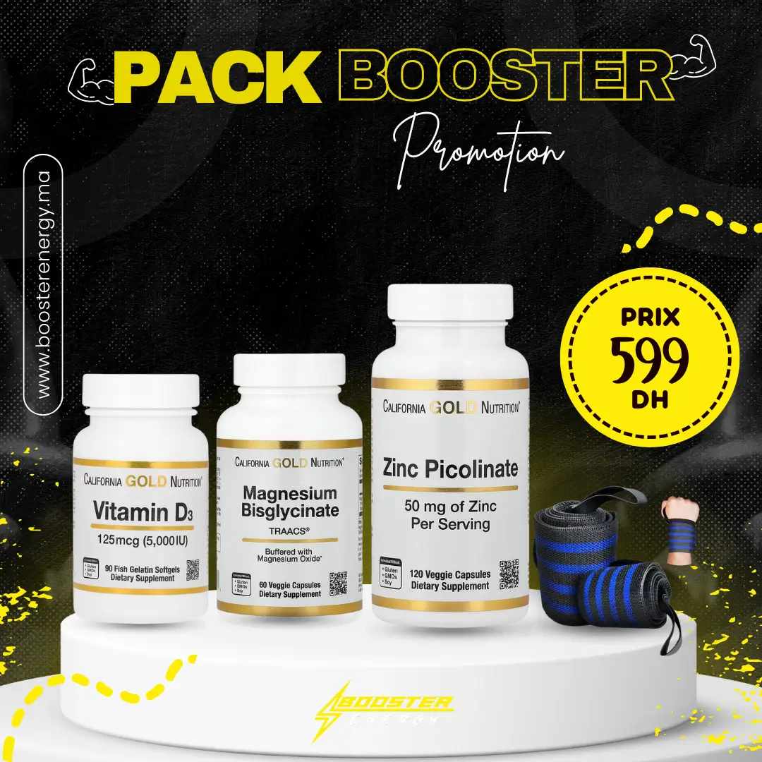 PACK RÉCUPÉRATION & IMMUNITÉ PREMIUM : Magnésium Bisglycinate, Zinc Picolinate 50 mg & D3