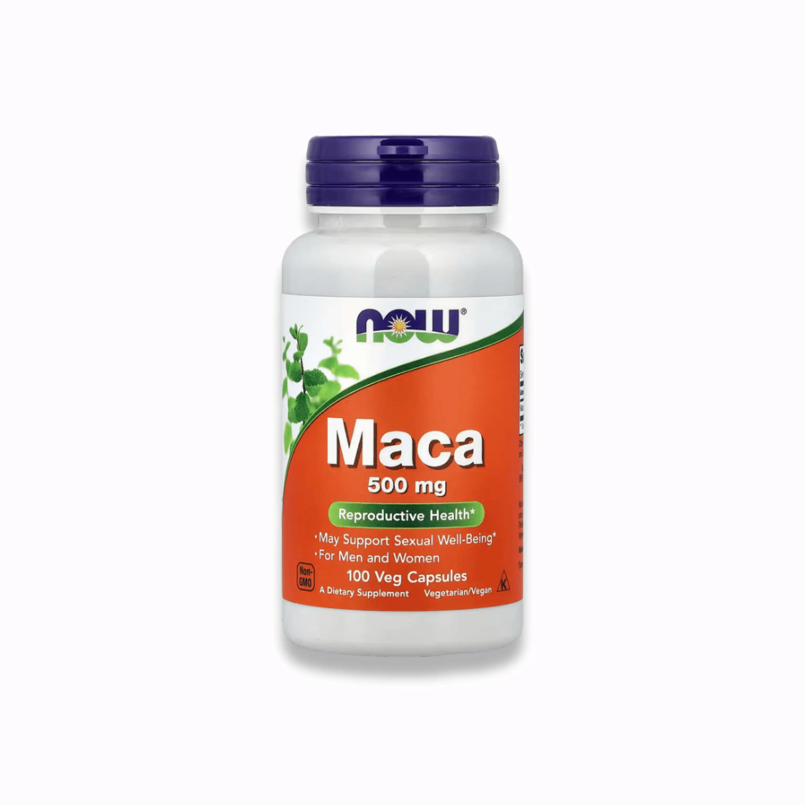 NOW Foods Maca 500 mg – Énergie, Vitalité & Équilibre Hormonal | 100 Capsules