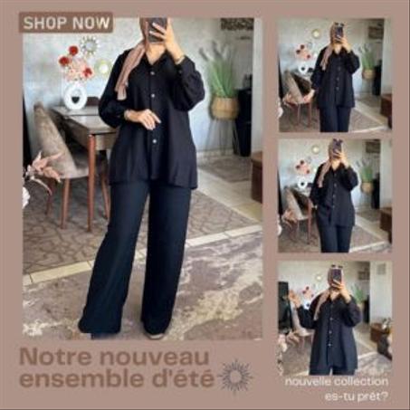 أونصومبل صيفية جميلة تركي مخدوم بتوب لولن عالي الجودة