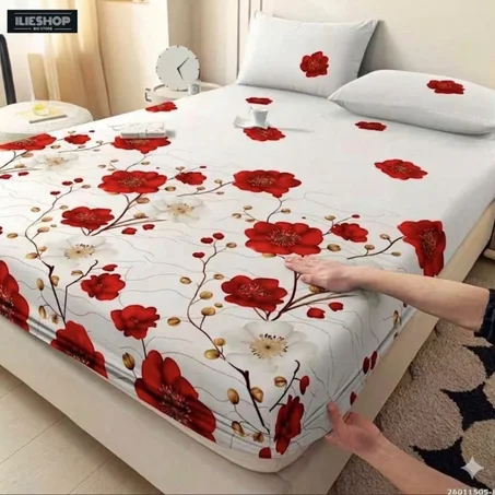 طقم ليزر "برستيج" - غطاء سرير و2 غطاء وسادة بتصميم عصري