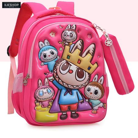 محفظة رائعة للأولاد والبنات + مقلمة للأطفال المحبوبة لابوبو