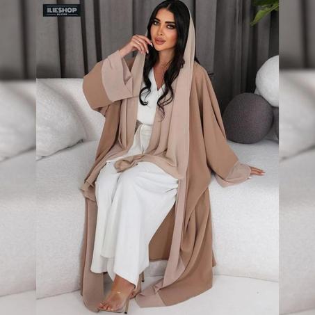 Abaya-Kimono Ouvert Fashion de Luxe