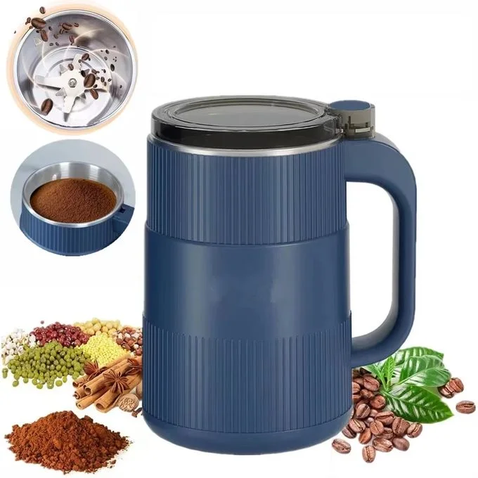 Moulin Électrique Multifonction Portable – Café, Épices, Maïs, Soja, Riz et Céréales