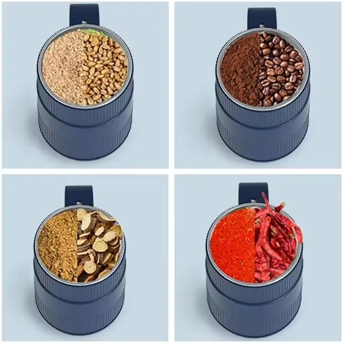 Moulin Électrique Multifonction Portable – Café, Épices, Maïs, Soja, Riz et Céréales
