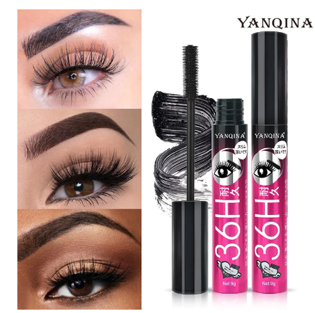 ماسكارا سائلة سميكة وطويلة النمو للرموش ، سائل طبيعي ، مقاومة للماء وتدوم طويلاً ، مكياج العيون ، مستحضرات التجميل