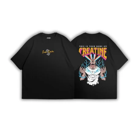 T-shirt Creatine oversize taille M