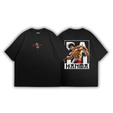 T-shirt Baki Hanma oversize taille M