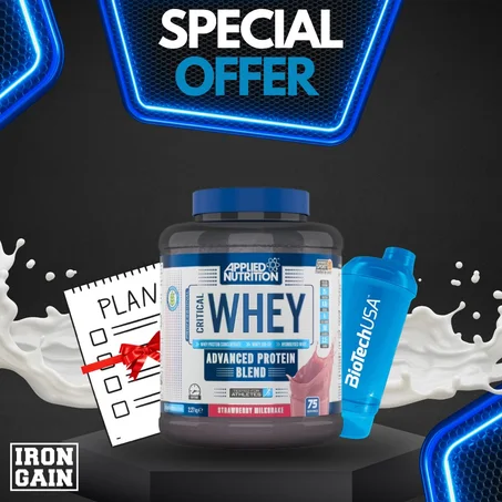 Whey applied+Shaker+Programme