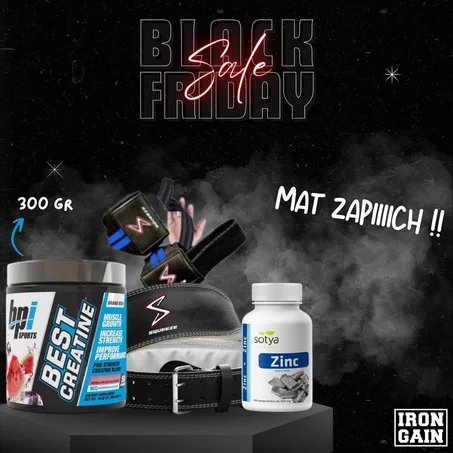 Creatine Bpi+Zinc+Sangle+Ceinture