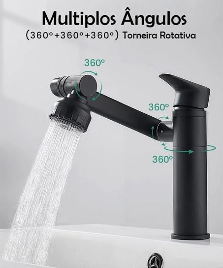 صنبور حوض عصري يجمع بين التصميم الأنيق والوظائف العملية