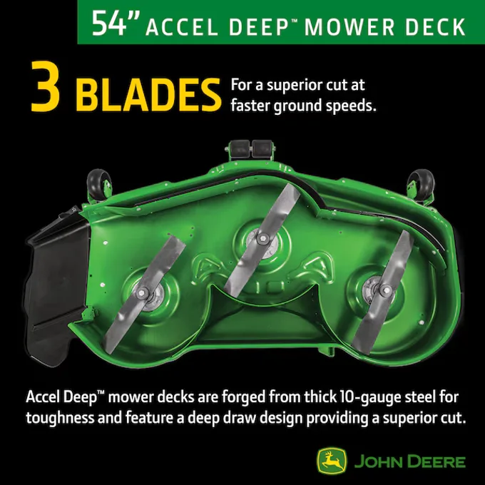 John Deere Z330R ZTrak 54-in 23 -HP V-twin Gas Zero-turn Riding Lawn Mower