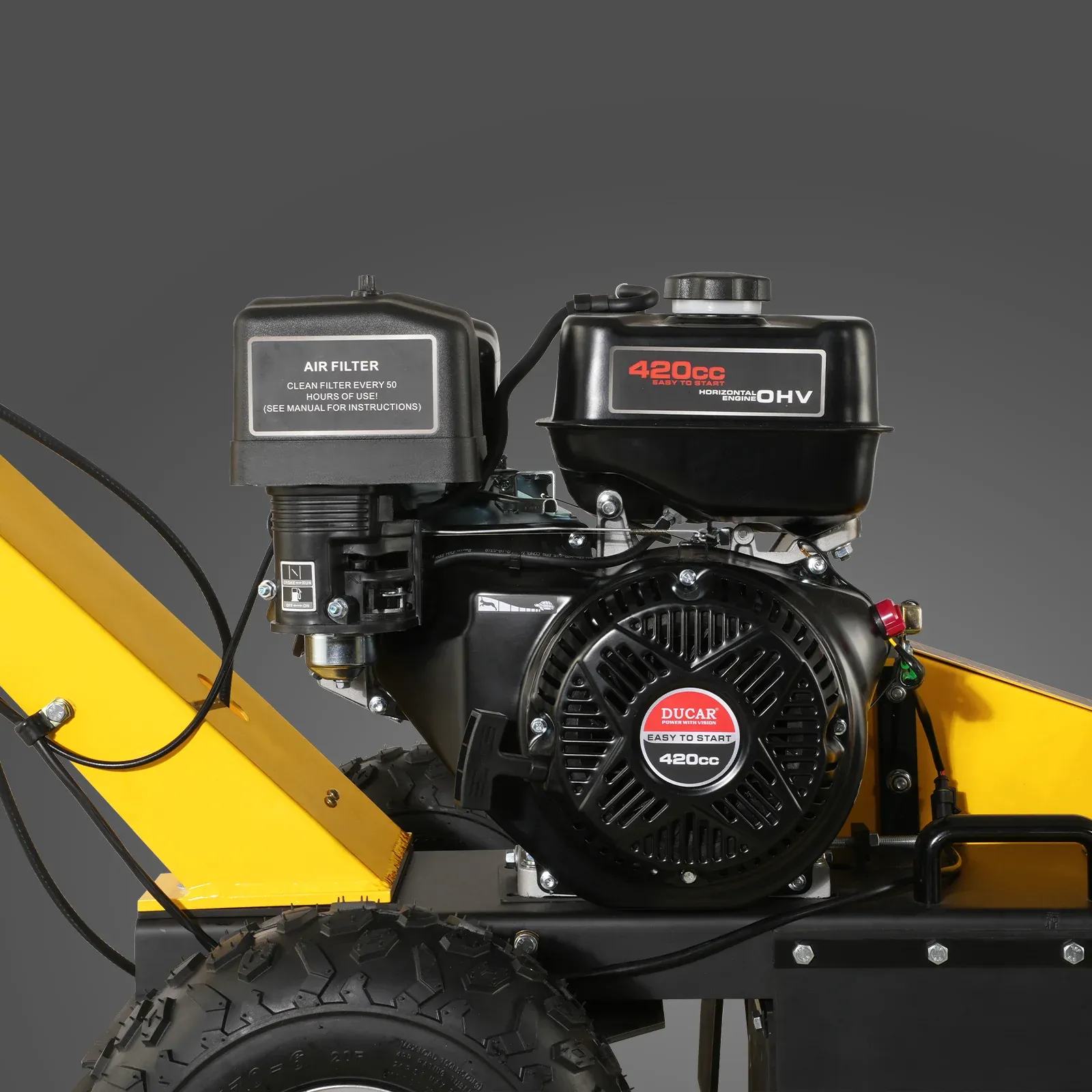 MechMaxx 15HP 420cc Gasoline Engine Tree Stump Root Grinder, SGR1500