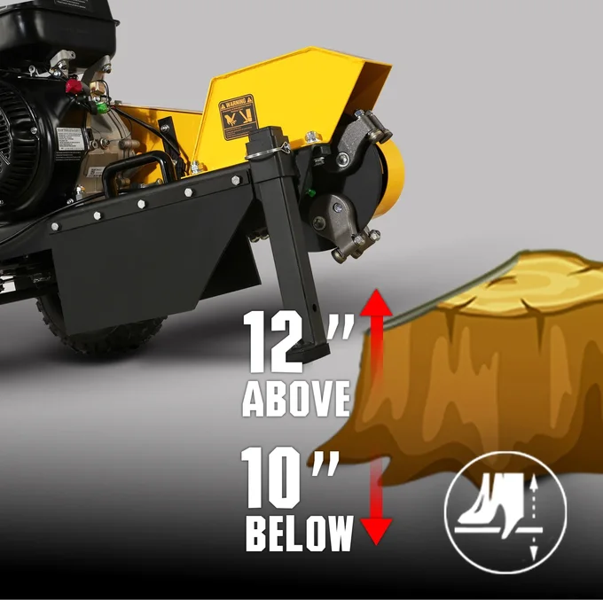 MechMaxx 15HP 420cc Gasoline Engine Tree Stump Root Grinder, SGR1500