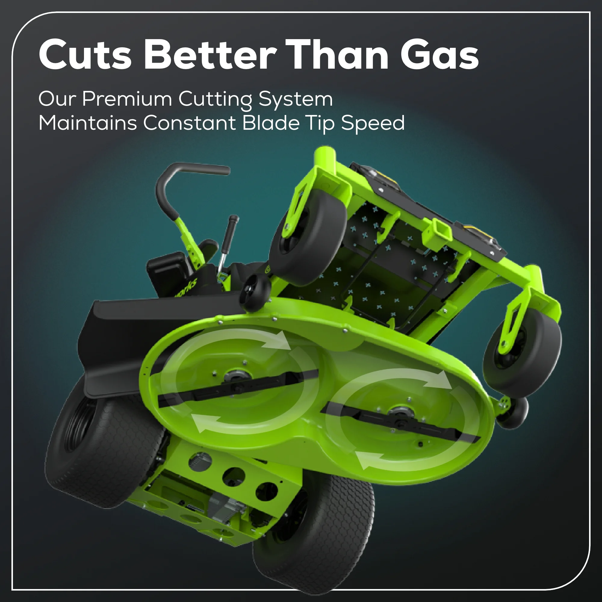 Greenworks Pro 60V 42-Inch CrossoverZ Zero Turn Mower