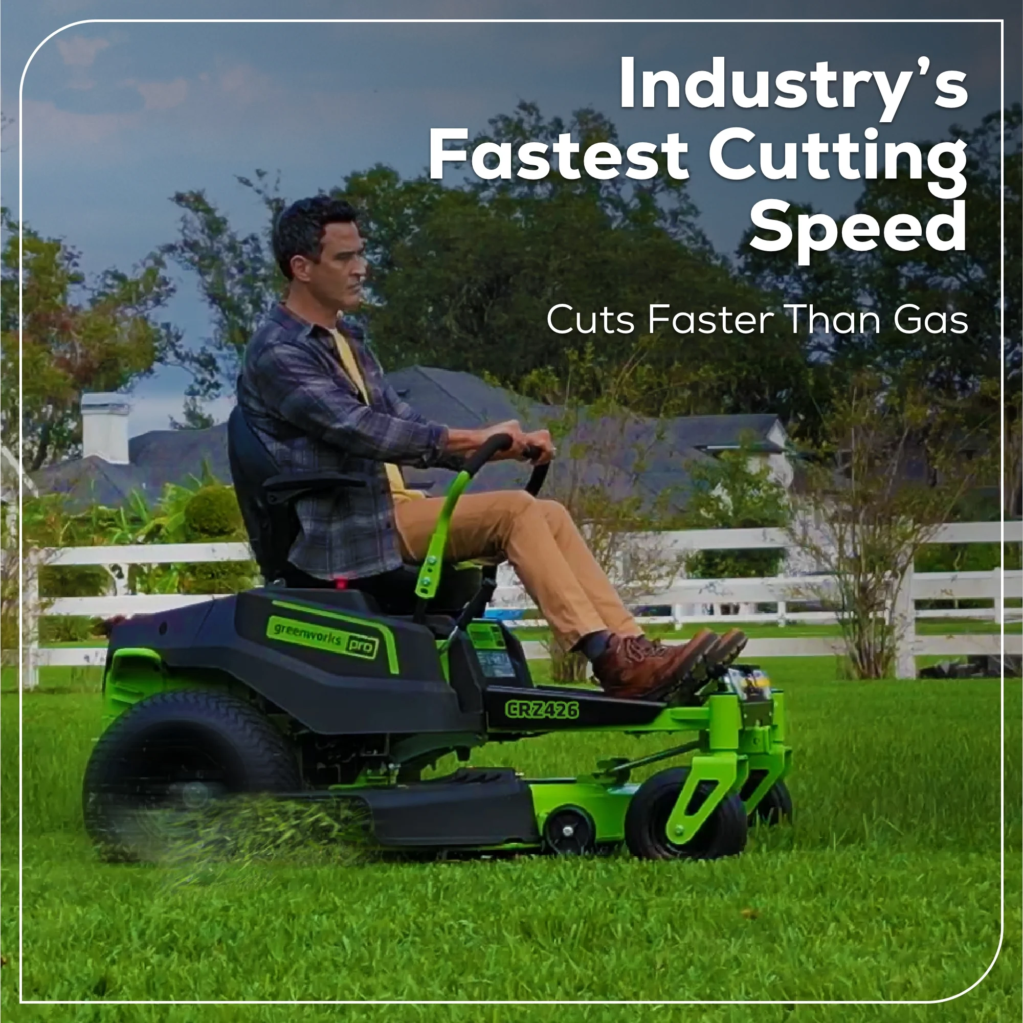 Greenworks Pro 60V 42-Inch CrossoverZ Zero Turn Mower