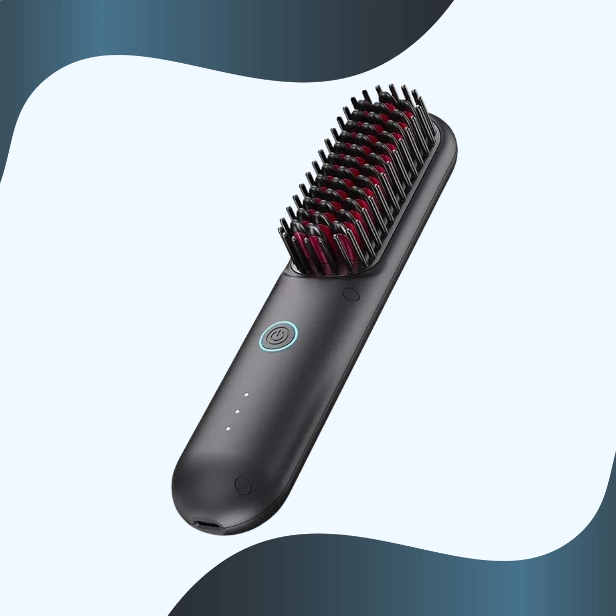 فرشاة تمليس الشعر اللاسلكية