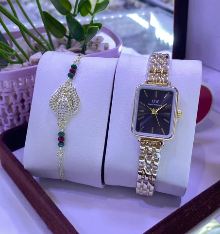 ساعة فاخرة مصنوعة بعناية من قبل شركة سويسرية + براسلي هدية