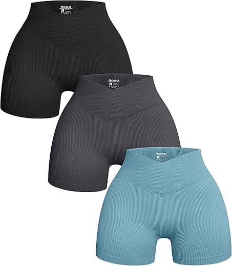 شورت يوجا للنساء من 3 قطع