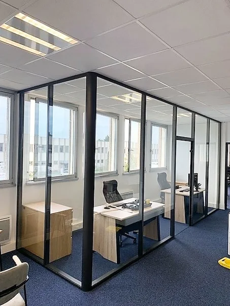 Cloisons vitrée  aluminium