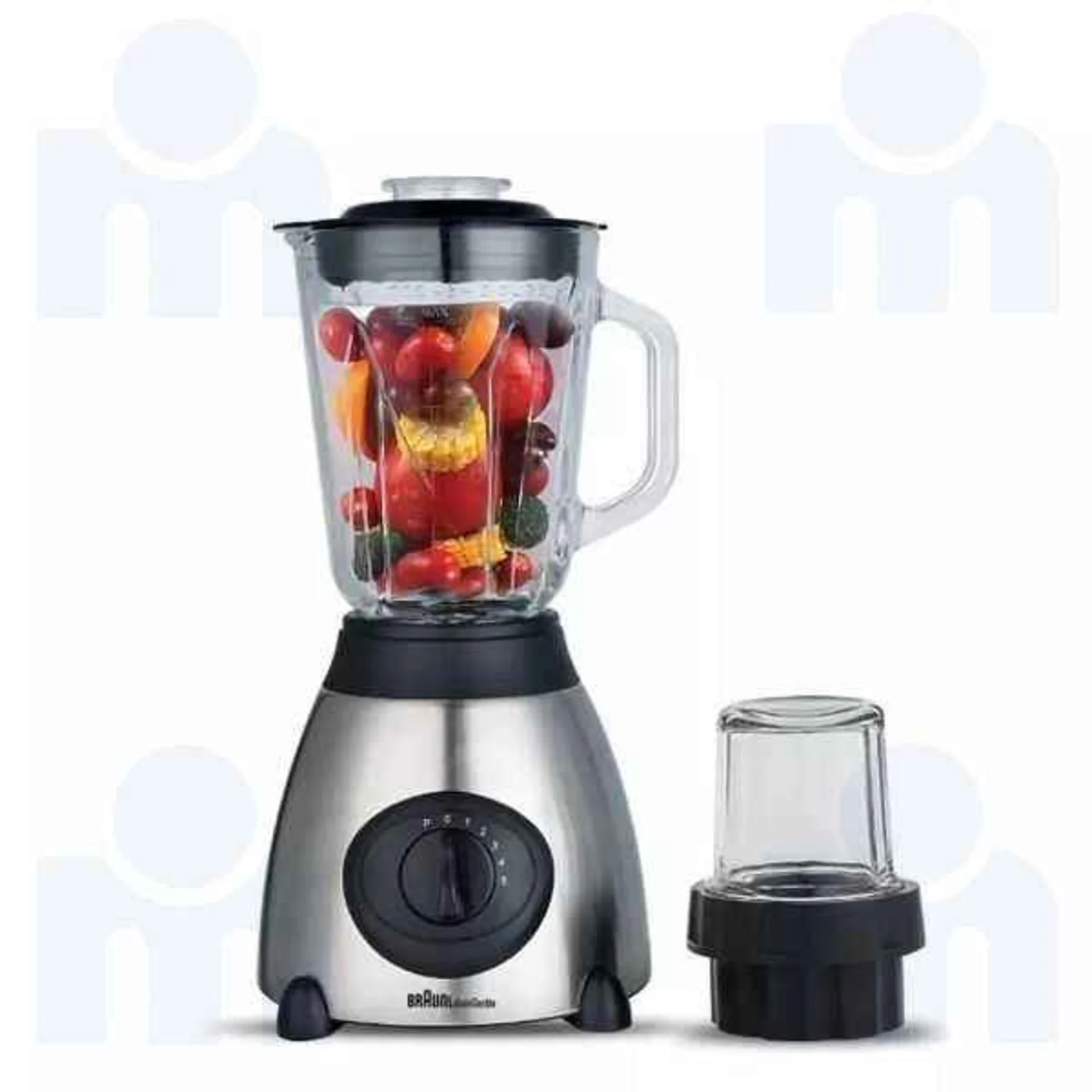 مطحنة قهوة DW-1000W مع وعاء زجاجي سعة 1.5 لتر - DEUTSCHMANN