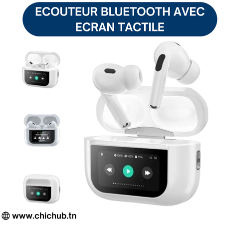 Ecouteur Bluetooth avec Ecran tactile