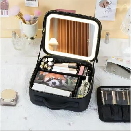 Trousse de Maquillage avec Miroir LED