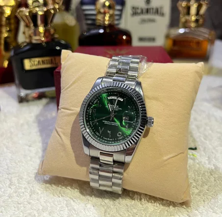 Rolex Day-Date green Arabic dial