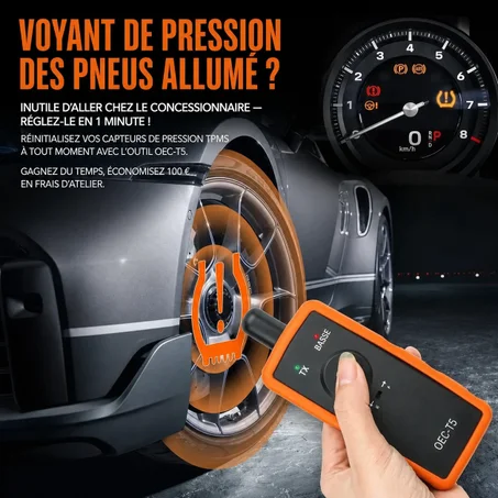 VoyantOff Pro — Éteignez le voyant pneu en 30 secondes ⚡