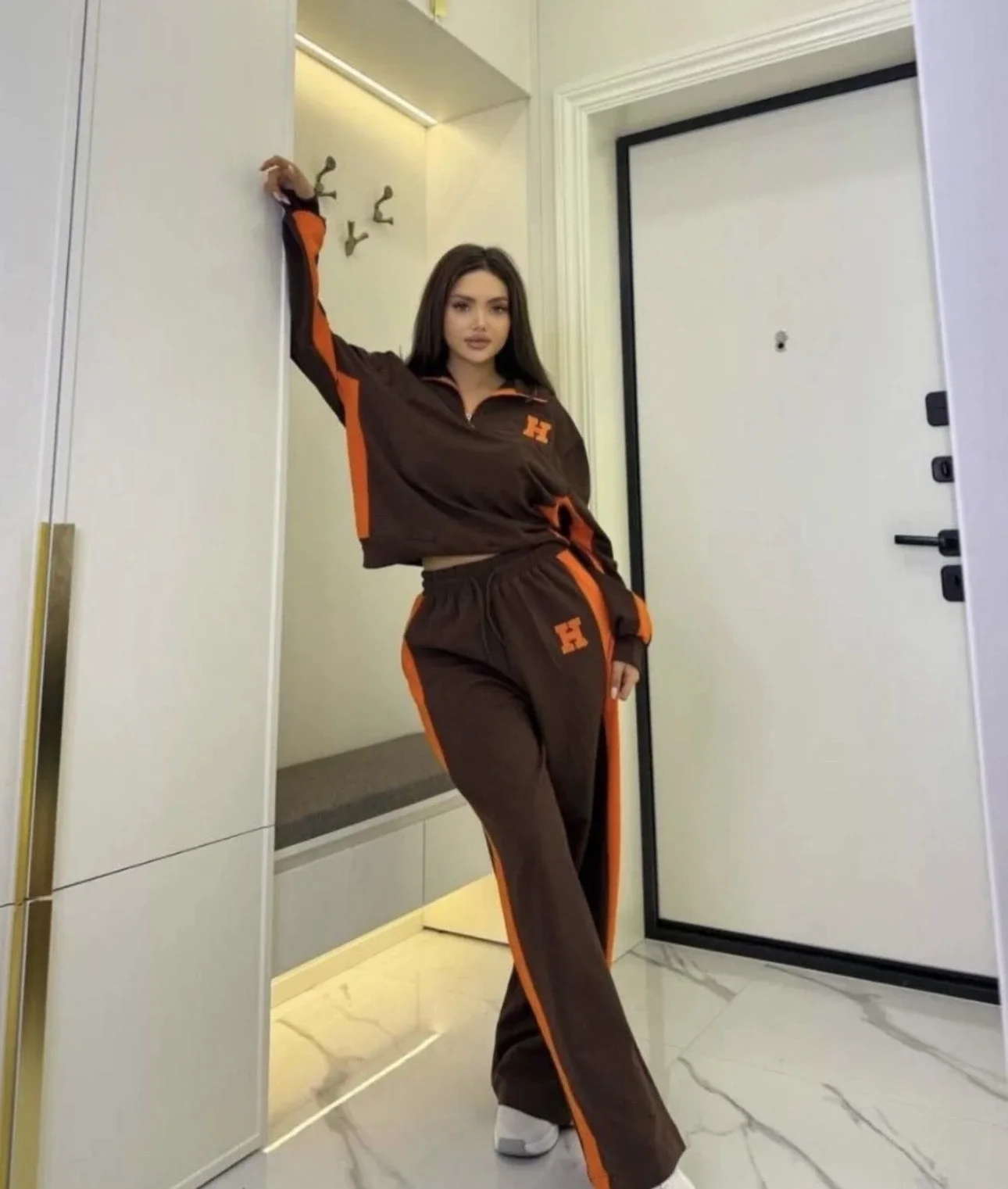 طقم رياضي نسائي قطعتين HERMES