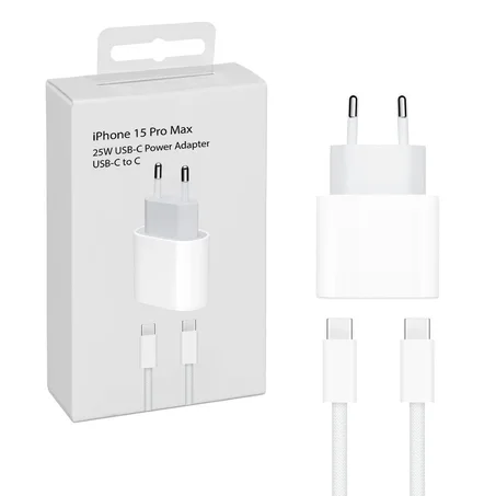 iPhone 15 Pro Max 25W Cable USB-C a USB-C