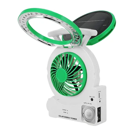 Ventilateur solaire multifonction électrique d'extérieur
