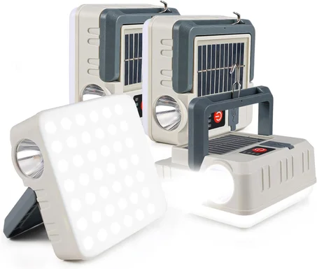 Ensemble de 4 lanternes solaires portables, lanternes pour les pannes de courant
