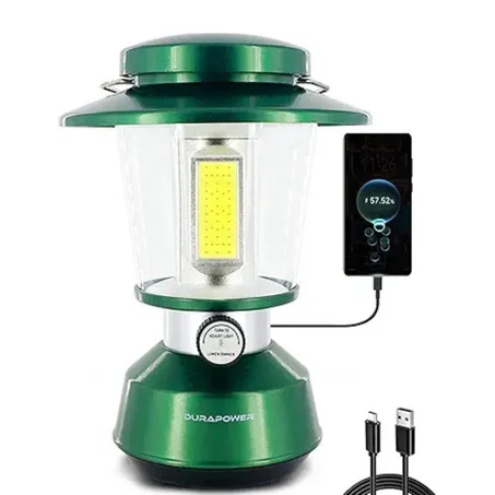 Lanterne de camping rechargeable Durapower, lanterne de camping LED ultra-lumineuse de 2800 lumens