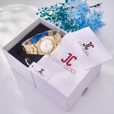 montre jenna clocK doré original ساعة جيناكلوك الذهبية الأصلية