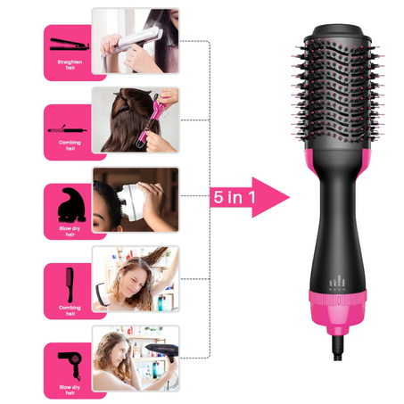 Onestep Hair Dryer 2 IN 1  سيشوار و مشط و مجفف الشعر في يد وحدة الأصلي تمتعي سيدتي بشعر صحي و جميل في كل مرة