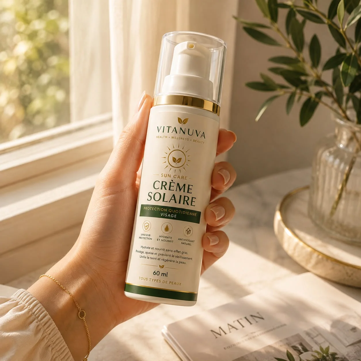 واقي الشمس  – Crème Solaire 60ml