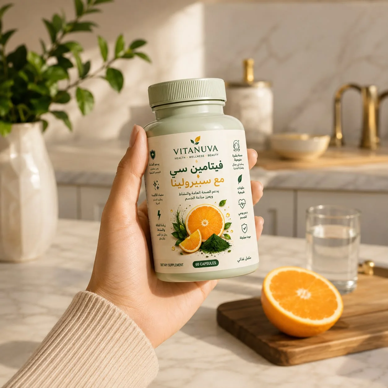 Vitamin C with Spirulina