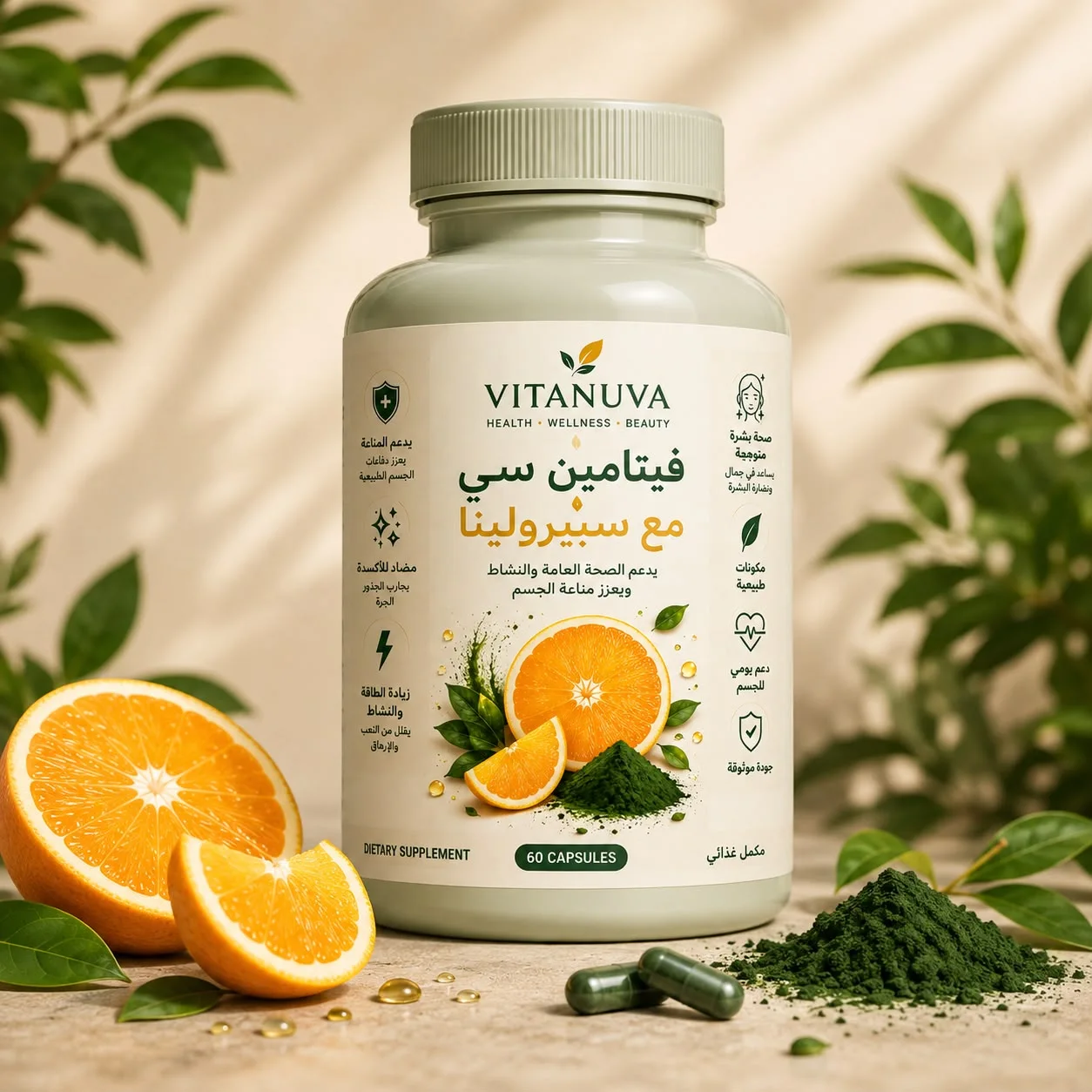 Vitamin C with Spirulina