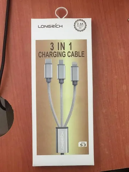 CÂBLE CHARGEUR (3 EN 1)